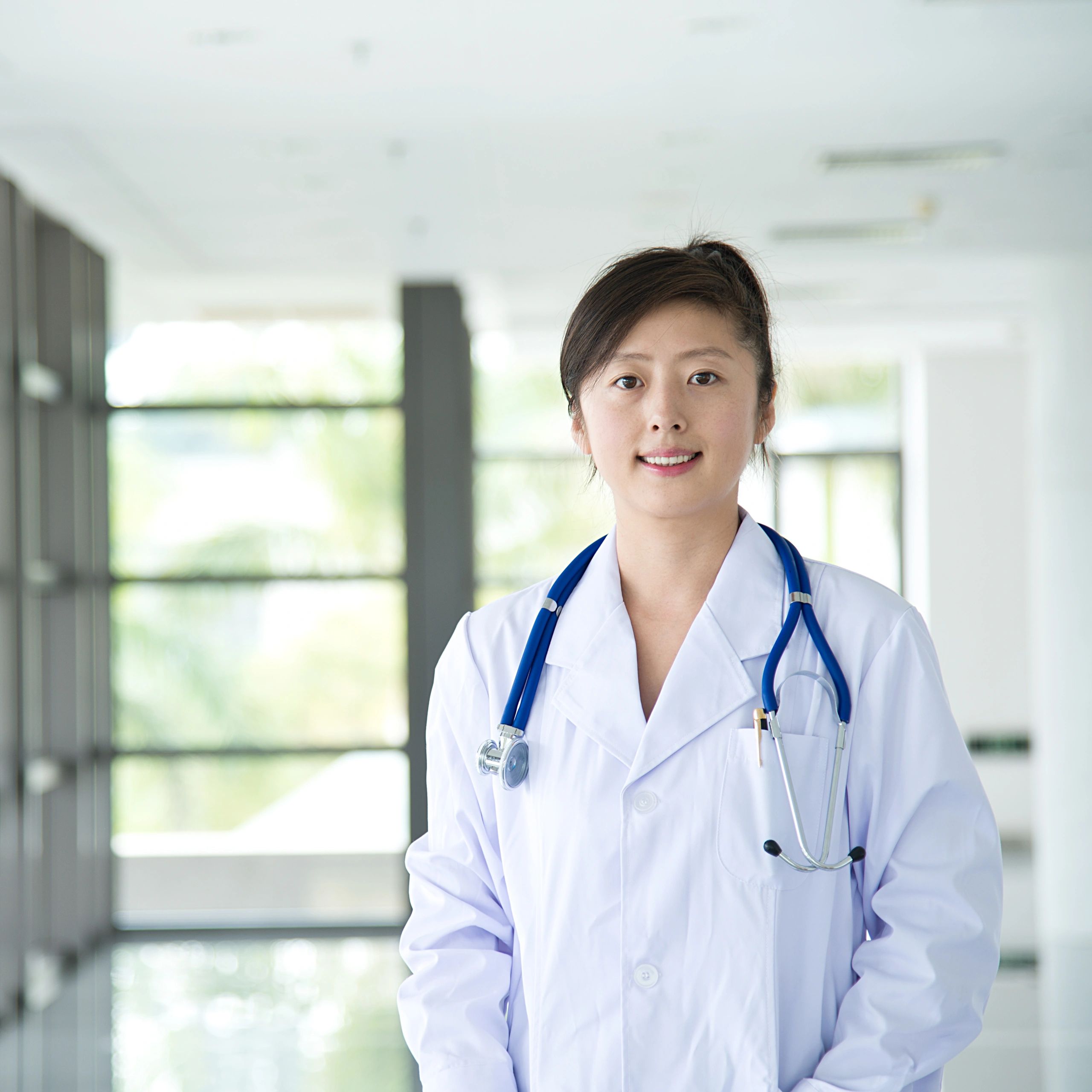 Smiling doctor headshot