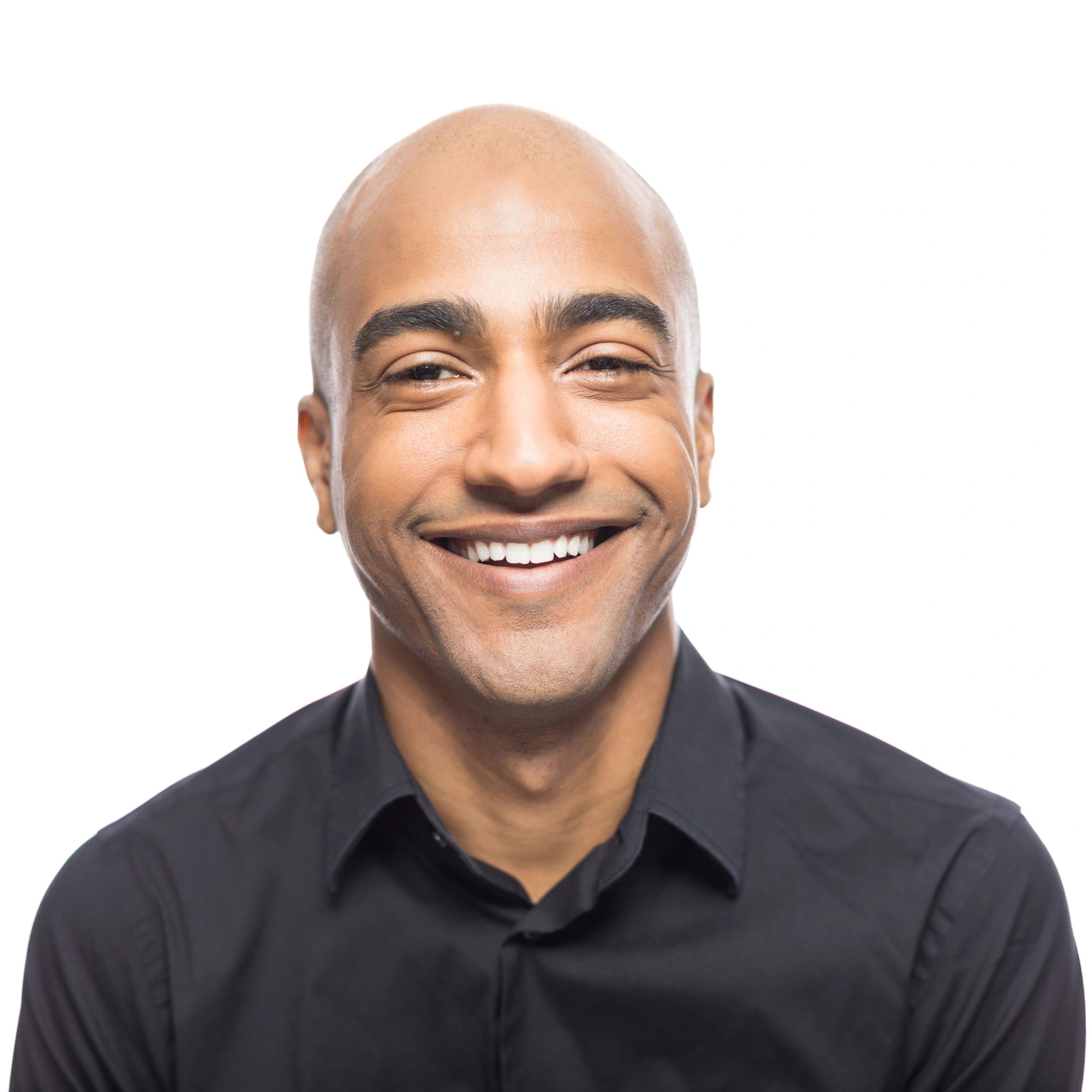 Smiling patient portrait